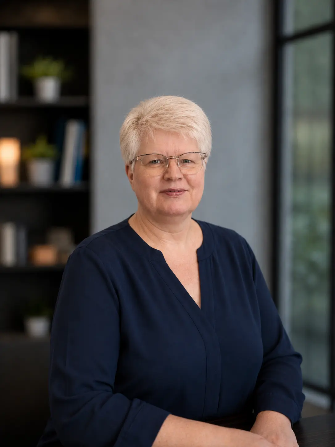 Porträtfoto von Elke Schuster, Inhaberin von fresch-webdesign